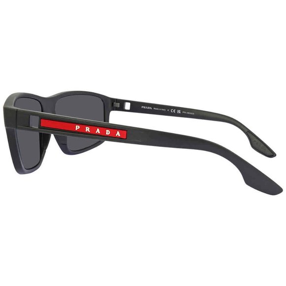 Prada Men's Polarized Black Sunglasses New - Picture 3 of 3